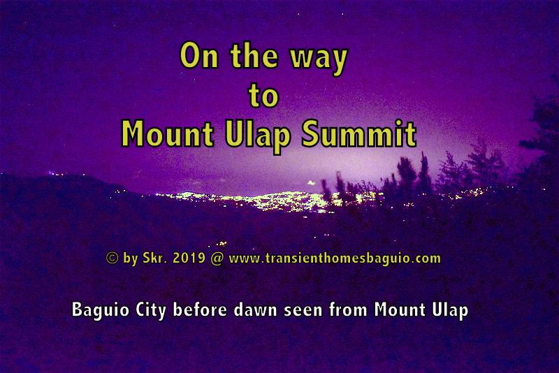 Welcome to my journey on the way to Mount Ulap Summit along the Ampucao Sta Fe Mountain ridges.