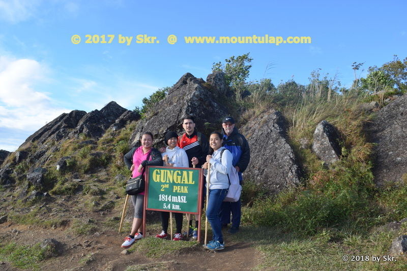 The Gungal Rock mountain rock is the most popular hiking destination on the Eco-Trail mountain path to Mount Ulap Summit.  