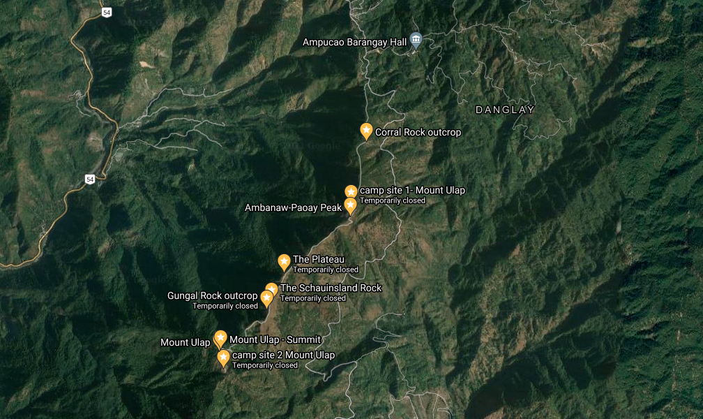 Mount Ulap Eco-Trail, mt. ulap hiking route map 